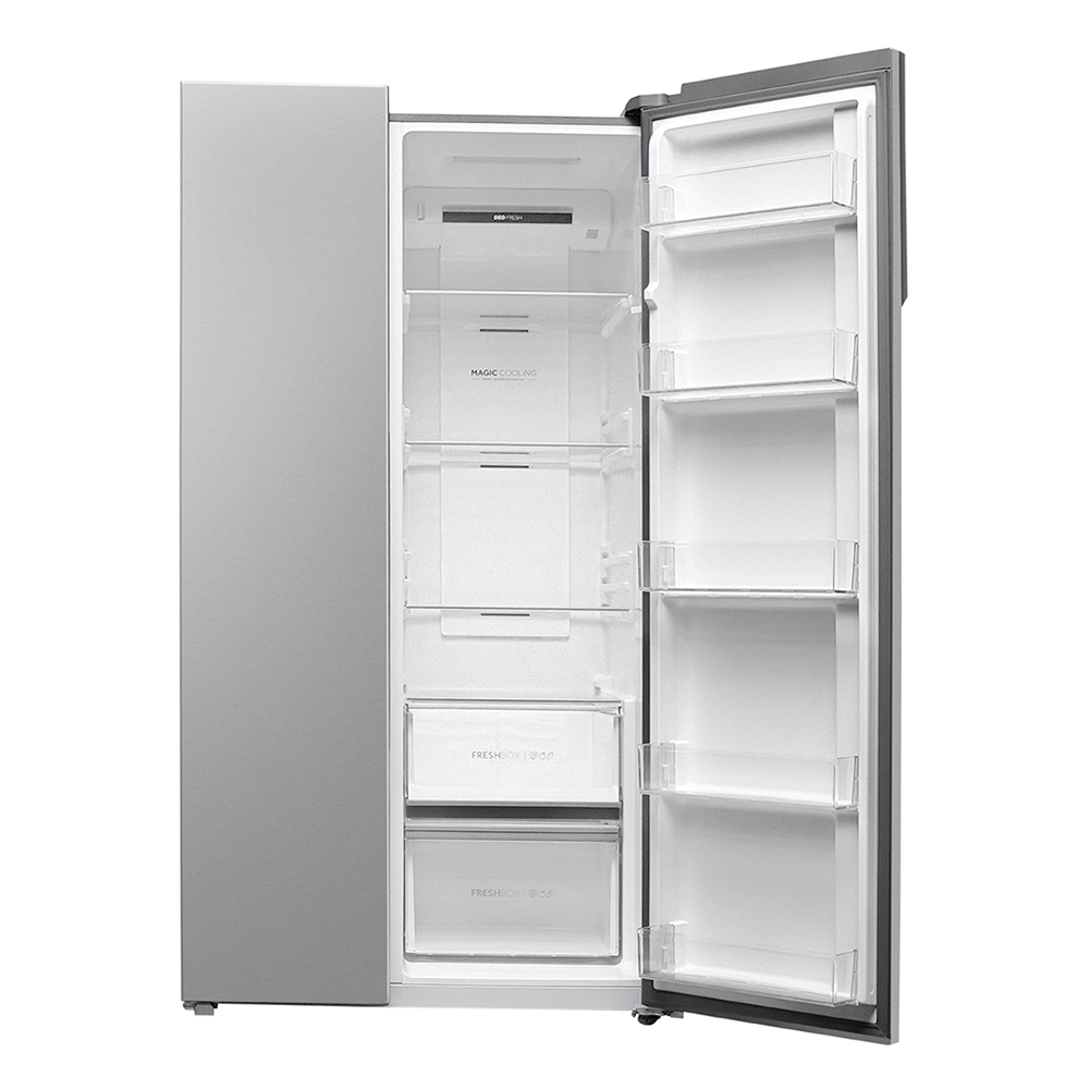 Haier Wifi enabled 602 L smart convertible  Double Door Side By Side Refrigerator, Expert Inverter Technology , HRS-682SSU1